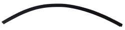 Edge Trim Strip 3m Black