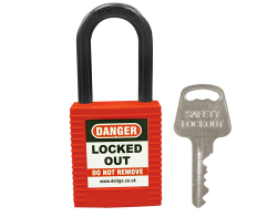 Lockout Padlock Red