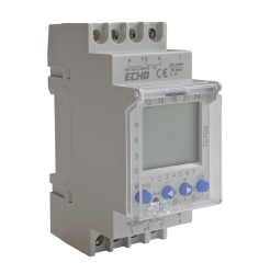 Time Clock 16A 2 Channel NO 7 Day + Battery