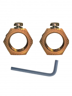 25mm BRASS EARTHING NUT (PACK OF 10)