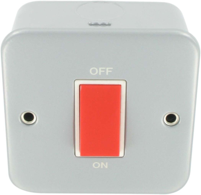 Metal Clad Double Pole Switch 45 Amp