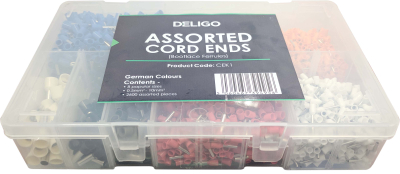 CORD END TERMINAL KIT GERMAN COLOURS