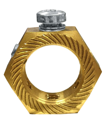20mm BRASS EARTHING NUTS