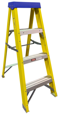 4 TREAD FIBREGLASS STEP LADDER