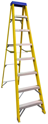 8 TREAD FIBREGLASS STEP LADDER
