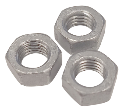 M8 HOT DIPPED GALV FULL NUT TAPPED OVERSIZE