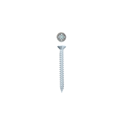 4 x 1/2Inch Pozi Countersunk Twinthread Woodscrews BZP