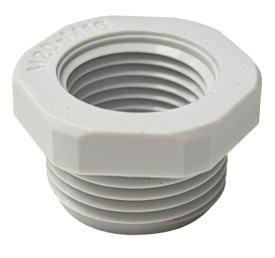 20MM - 16MM NYLON REDUCER GREY