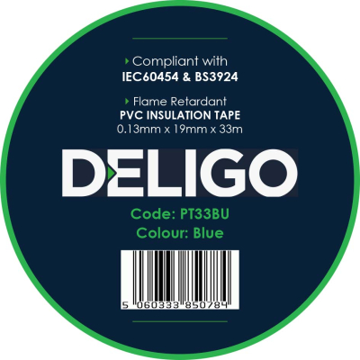 33 METRE BLUE PVC INSULATION TAPE