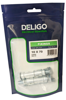 LOOSE BOLT 10 X 70 (L1010) Pack Qty 4