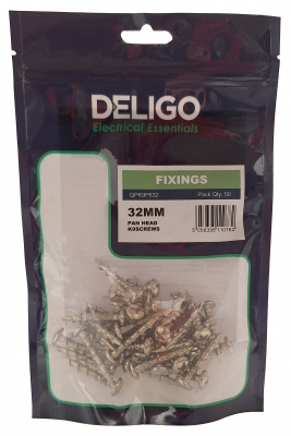 K9SCREWS Pan Head Masonry Screws 32mm (Pack of 50)