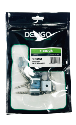 FIRE CLIP FOR TRUNKING with Sc Pack Qty 14