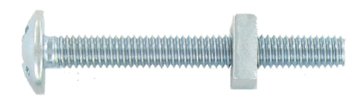 M5 X 12 ROOFING NUT & BOLT ZN