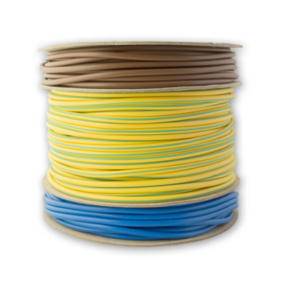 3MM  SLEEVING - MULTI REEL 60M X G/Y, 20M X BR, 20M X BU