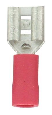 Female Push-On Terminals Red 4.8mm