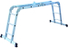 Aluminium Combination Ladder & Platform (4x3)