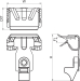 BCCT100 Beam Clip Saddle Combi (20-28mm Beam)