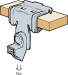 REVERSED SADDLE / BEAM CLIP 14-20MM