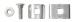 Universal Basket Tray Clamps (With Nut, Bolt & Clamp)