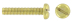 M4 X 6 BRASS PAN SLT M/SCREW