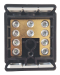 100A 5 Way Connector Block Black