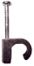 7-9mm Black Deligo PE Round Cable Clips