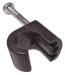 7-9mm Black Deligo PE Round Cable Clips