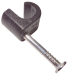 7-9mm Black Deligo PE Round Cable Clips
