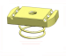 A4 S/S M8 CHANNEL NUTS SHORT SPRING