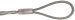6-13MM SINGLE EYE CABLE SOCK