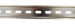 Slotted DIN Rail (Top Hat) 35 x 7.5 x 1000mm