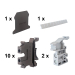 10 x 2.5mm Brown DIN Rail Terminal Kit 10 x 2.5mm Brown DIN Rail Terminal Kit