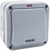 1 Gang 2 Way Retractive 20A InchPressInch Weatherproof Switch IP66