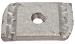 M6 HOT DIPPED GALV PLAIN CHANNEL NUT