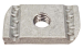 M8 HOT DIPPED GALV PLAIN CHANNEL NUT