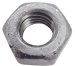 M10 HOT DIPPED GALV FULL NUTS TAPPED OVERSIZE