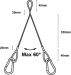 TRI-LOOP SUSPENSION WIRE KIT C/W. CARABINERS 3.2MM