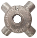Intersection & Back Outlet Malleable Box 20mm