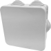 80 x 80 x 40 J44S80 SQUARE JUN CTION BOX WITH GROMMETS IP44