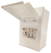 METAL 4 MODULE ENCLOSURE C/W 63A DP RCD-30mA 1XB6 -MCB & 1XB16