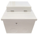 METAL 4 MODULE ENCLOSURE C/W 63A DP RCD-30mA 1XB6 -MCB & 1XB16