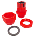 16MM NYLON GLAND IP68 (5-10) RED