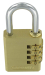 20MM BRASS CONBINATION LOCK B1192