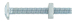 M5 X 12 ROOFING NUT & BOLT ZN