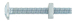 M5 X 16 ROOFING NUT & BOLT ZN