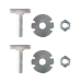 RUBBER MOUNTING FEET FIXING PACK