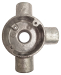 TEE & Back Outlet Malleable Box 25mm
