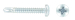3.9 x 13 Pozi Pan Head Self Drilling Screws