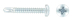 3.9 x 38 Pozi Pan Head Self Drilling Screws